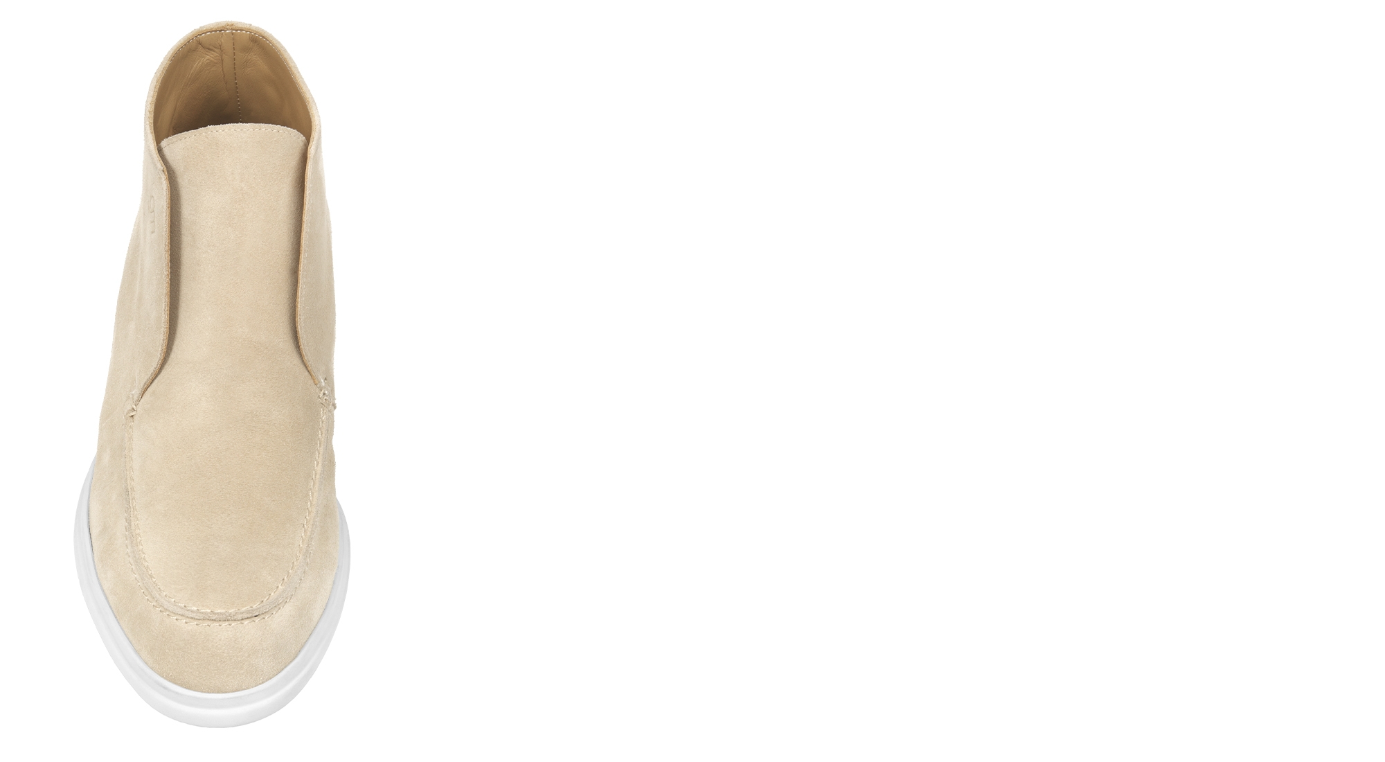 Calais - Bottines rehaussantes en Cuir Daim de 6 cm à 8 cm en plus