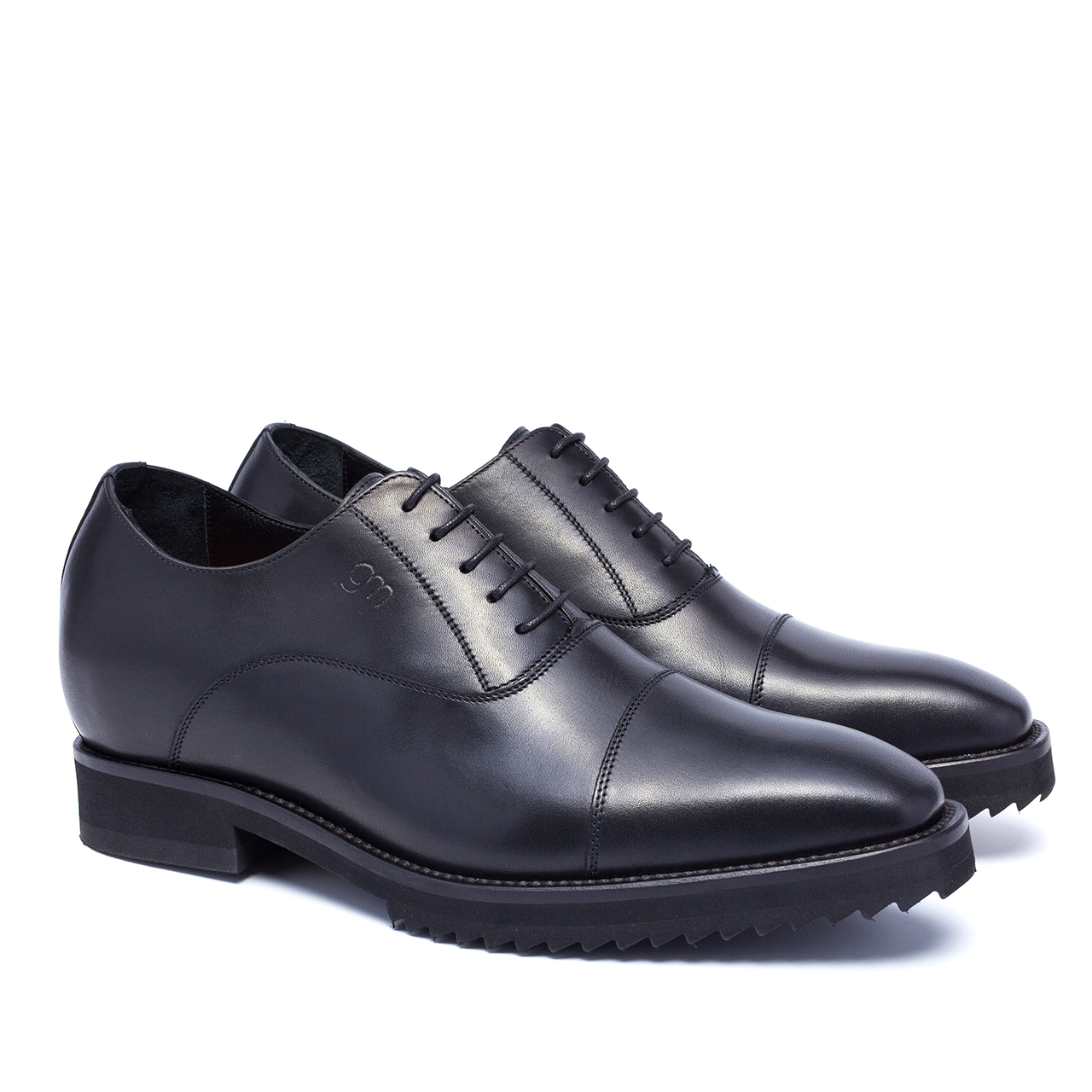  Torino - Elevator Shoes in Full grain Leather from 2.4 to 3.1 inches