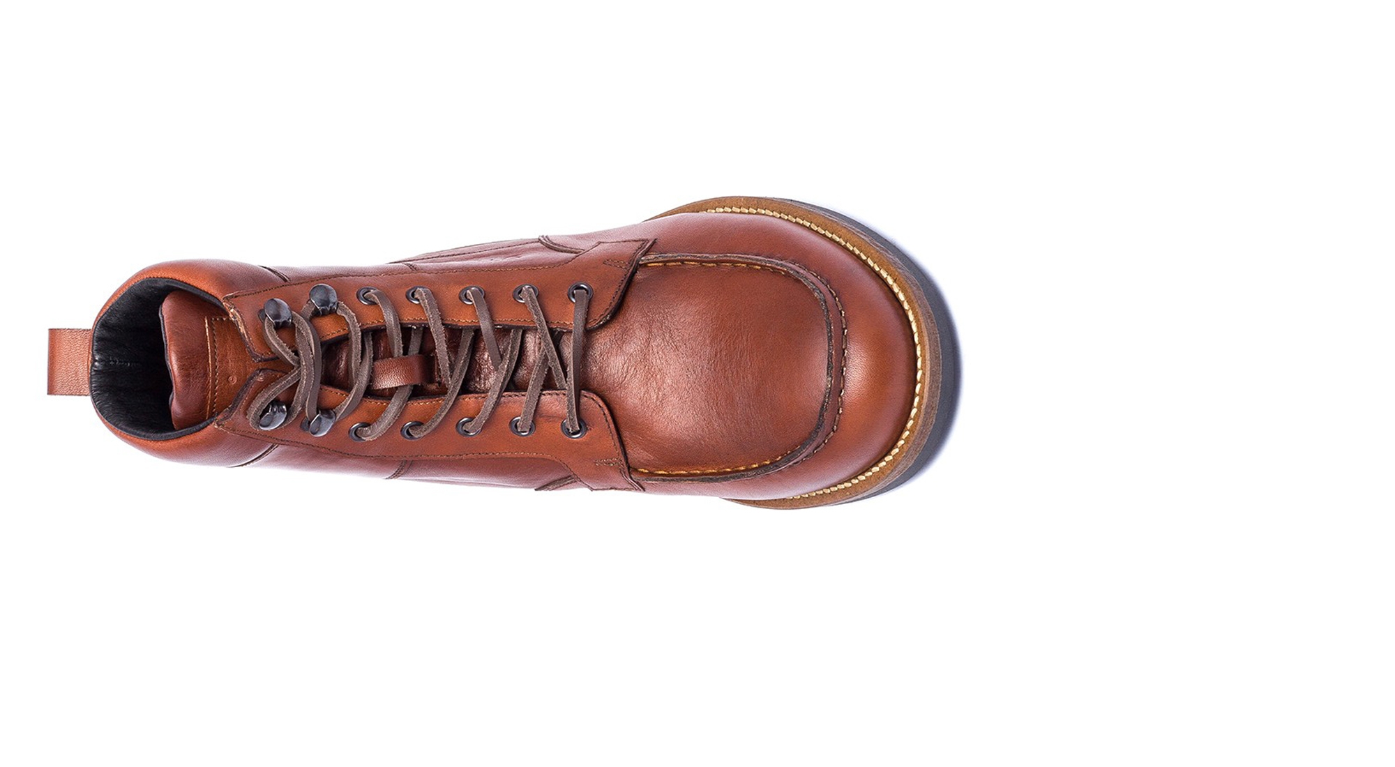  Norway - Elevator Boots in Full grain Leather from 2.4 to 3.1 inches