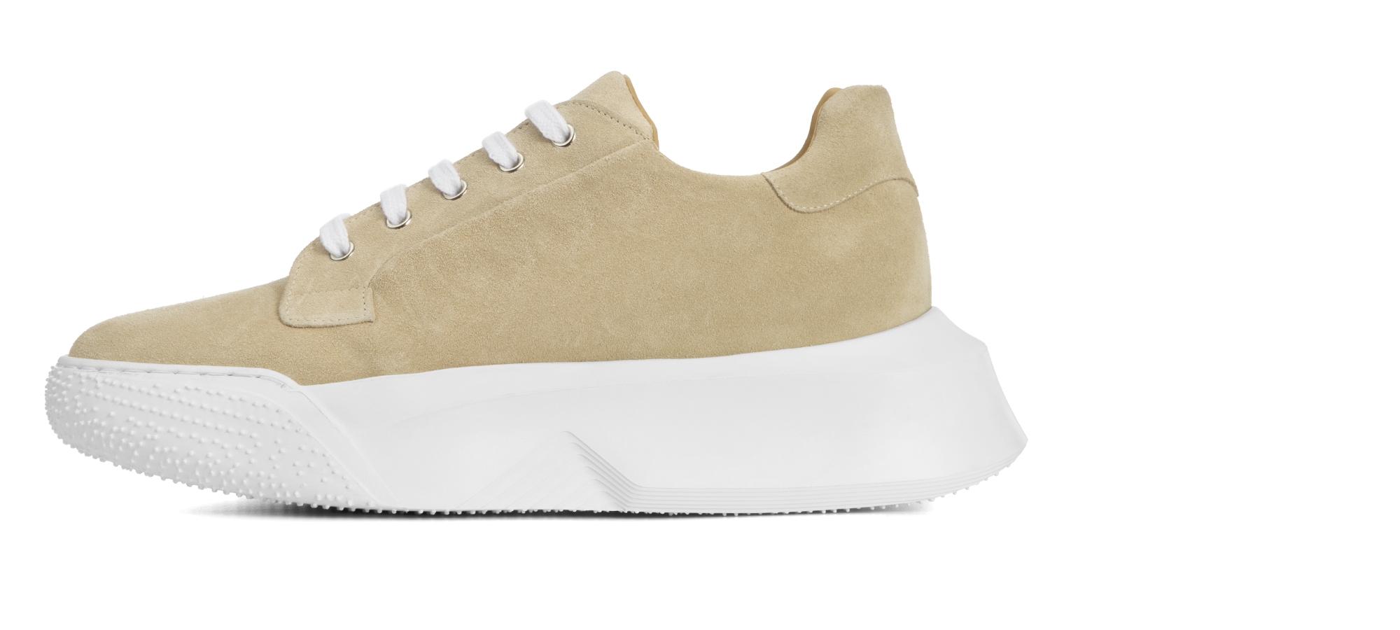 Atherton - Baskets rehaussantes en Cuir Daim de 6 cm à 10 cm en plus
