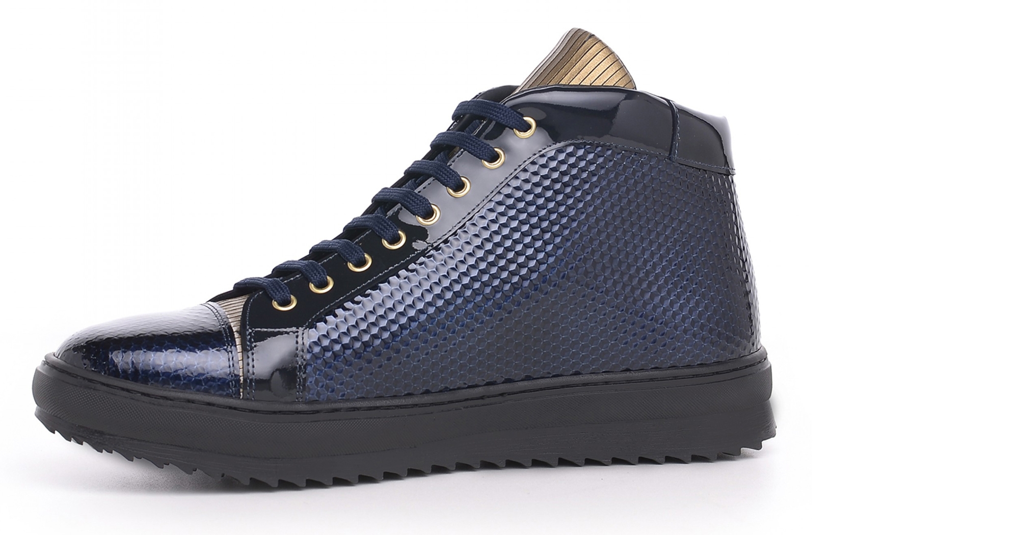 The Venetian - Elevator Sneakers in Mix of leathers from 2.4 to 3.1 inches