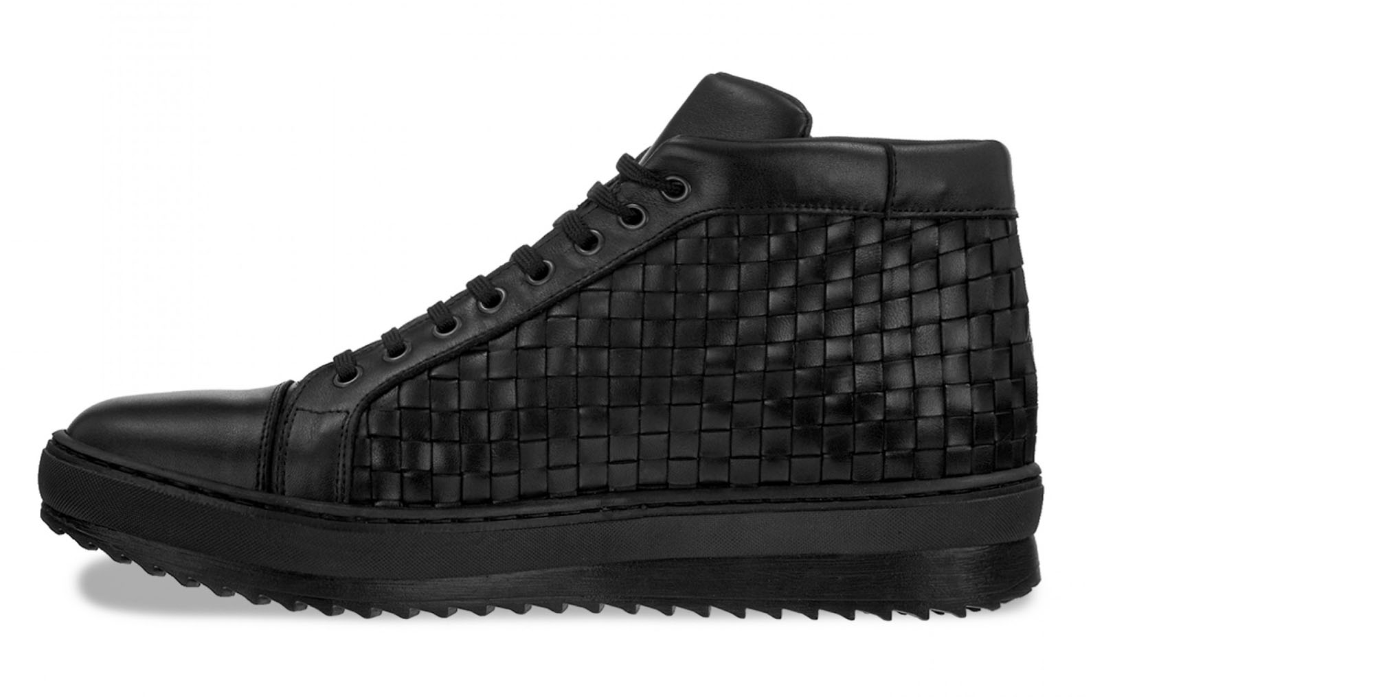 Newark - Elevator Sneakers in Mix of leathers from 2.4 to 3.1 inches