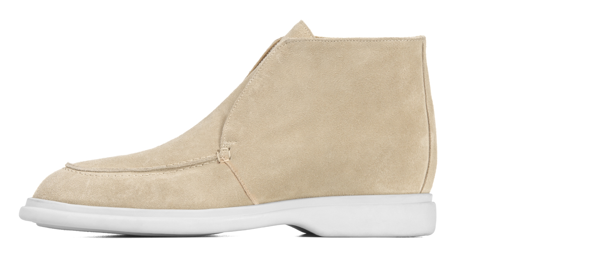 Calais - Bottines rehaussantes en Cuir Daim de 6 cm à 8 cm en plus
