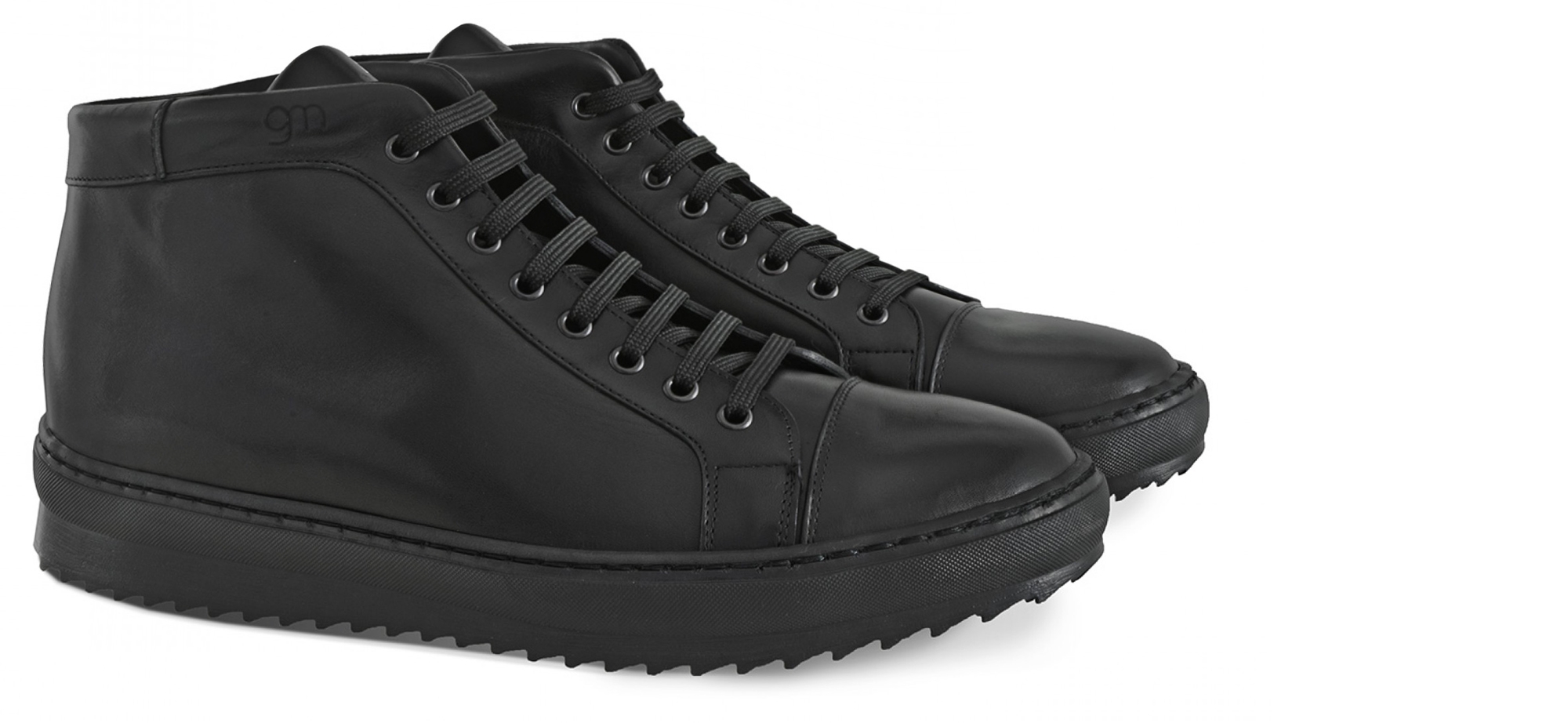 Louisville - Elevator Sneakers in Full Grain Leather from 2.4 to 3.1 inches