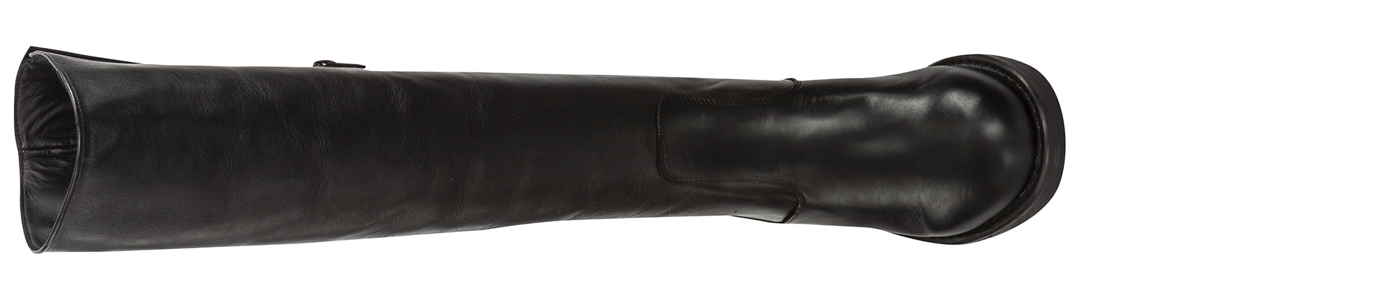 Jasmine Black W - Bottes rehaussantes pour Femme en Cuir Pleine Fleur de 6 cm à 8 cm en plus