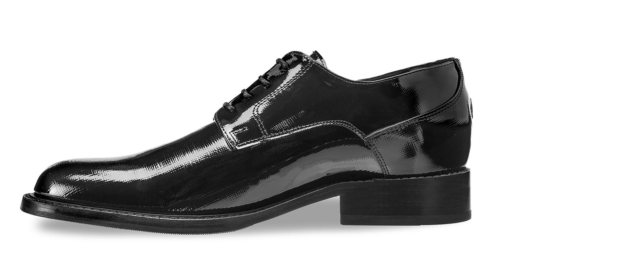 Tiziano - Scarpe Classiche con rialzo in Pelle Vernice Canapata Da 6 a 8 cm più alto