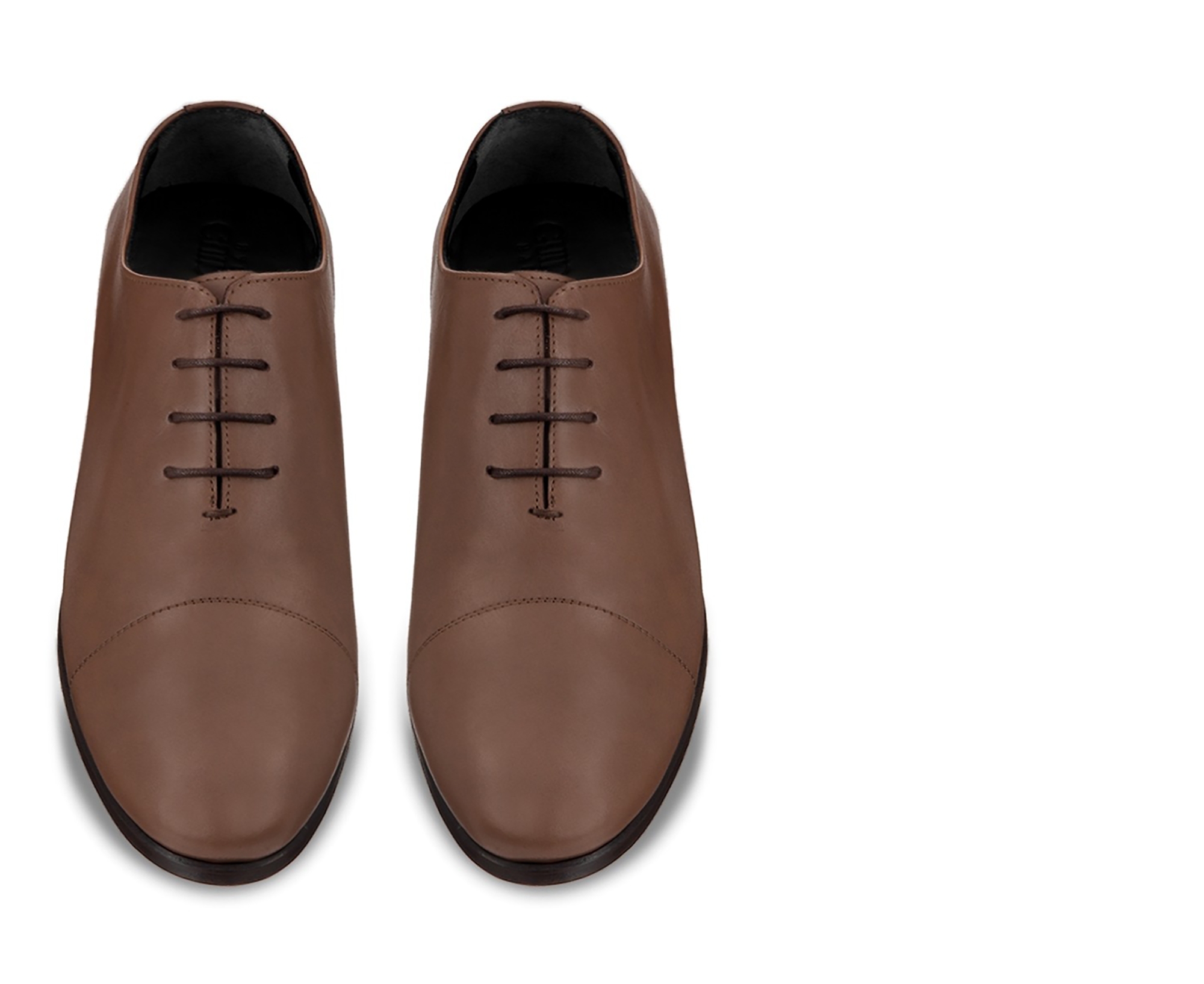 Sharja - Classiques chaussures rehaussantes en Cuir Pleine Fleur jusqu'à 6 cm en plus