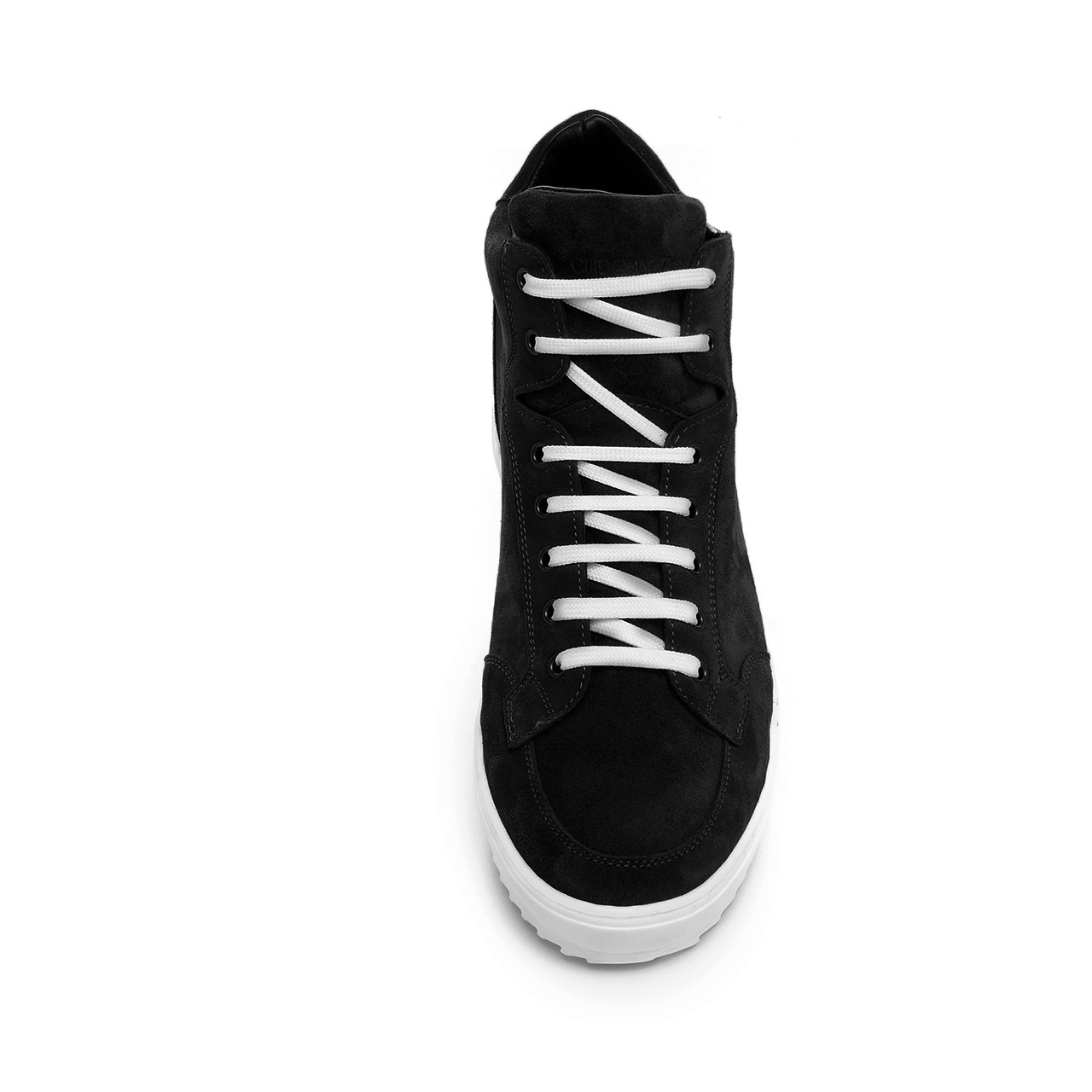 Eaton Square - Elevator Sneakers in Suede Leather from 2.4 to 4 inches