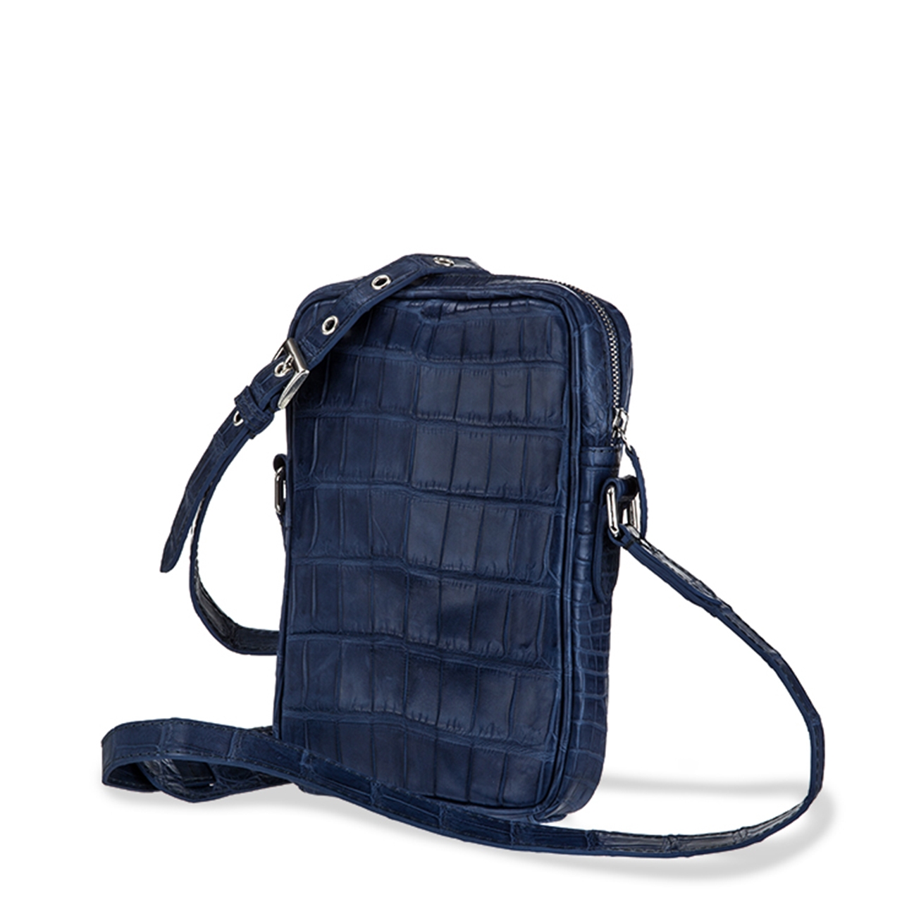 Avion - Messenger Bag in crocodile Leather