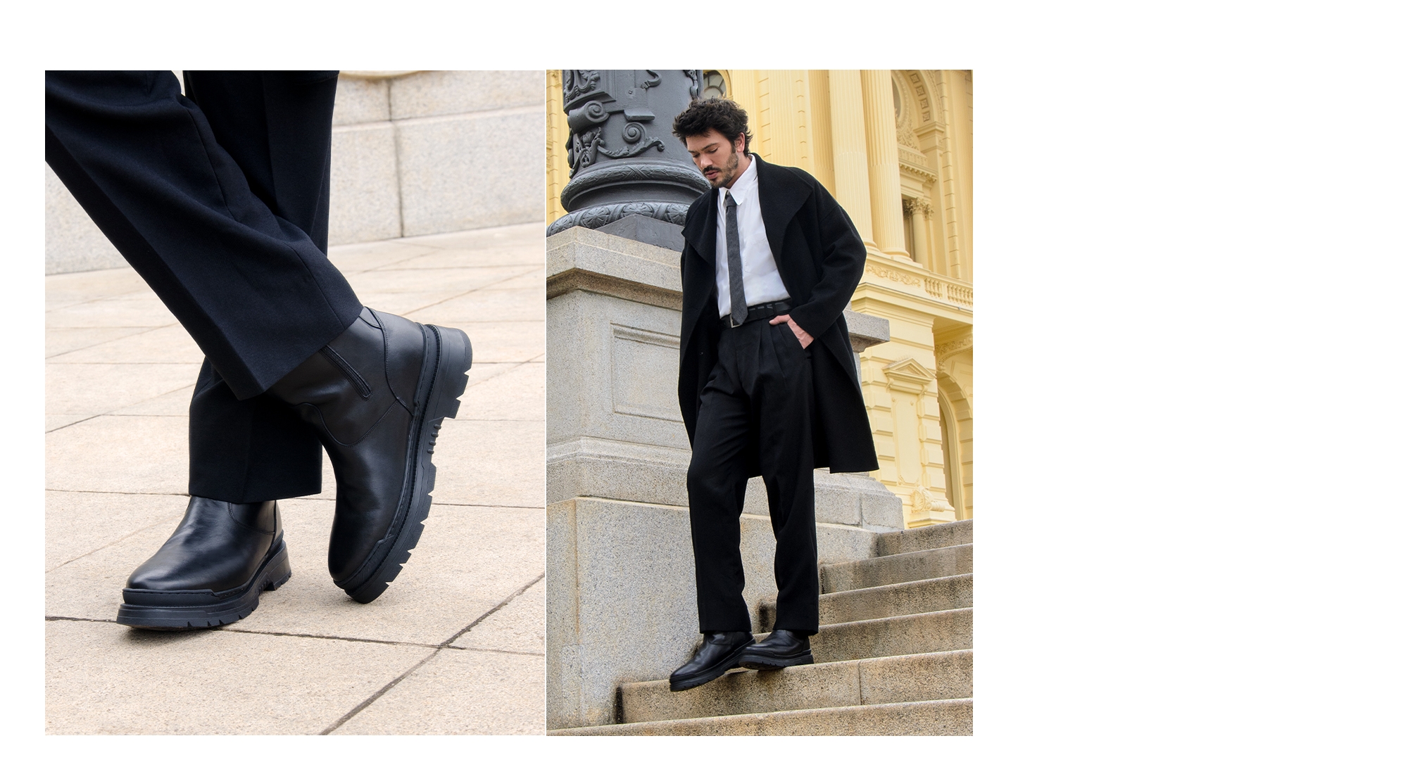 Rockland - Bottes Rehaussantes en Cuir Pleine Fleur de 6 cm à 10 cm en plus