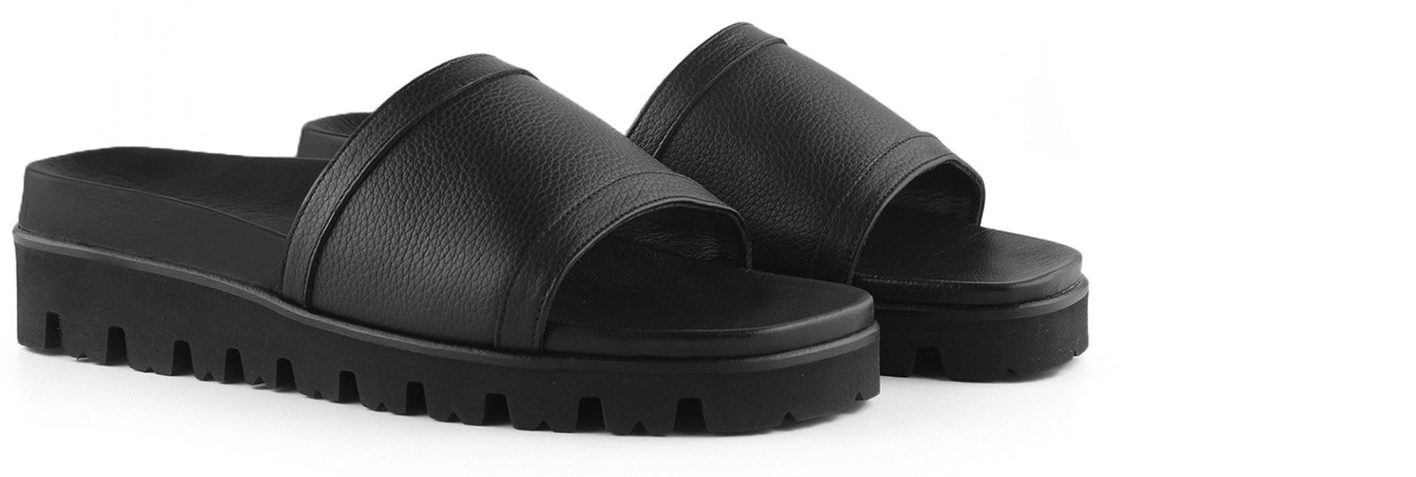 Mondello - Sandales réhaussantes en Cuir jusqu'à 6 cm en plus