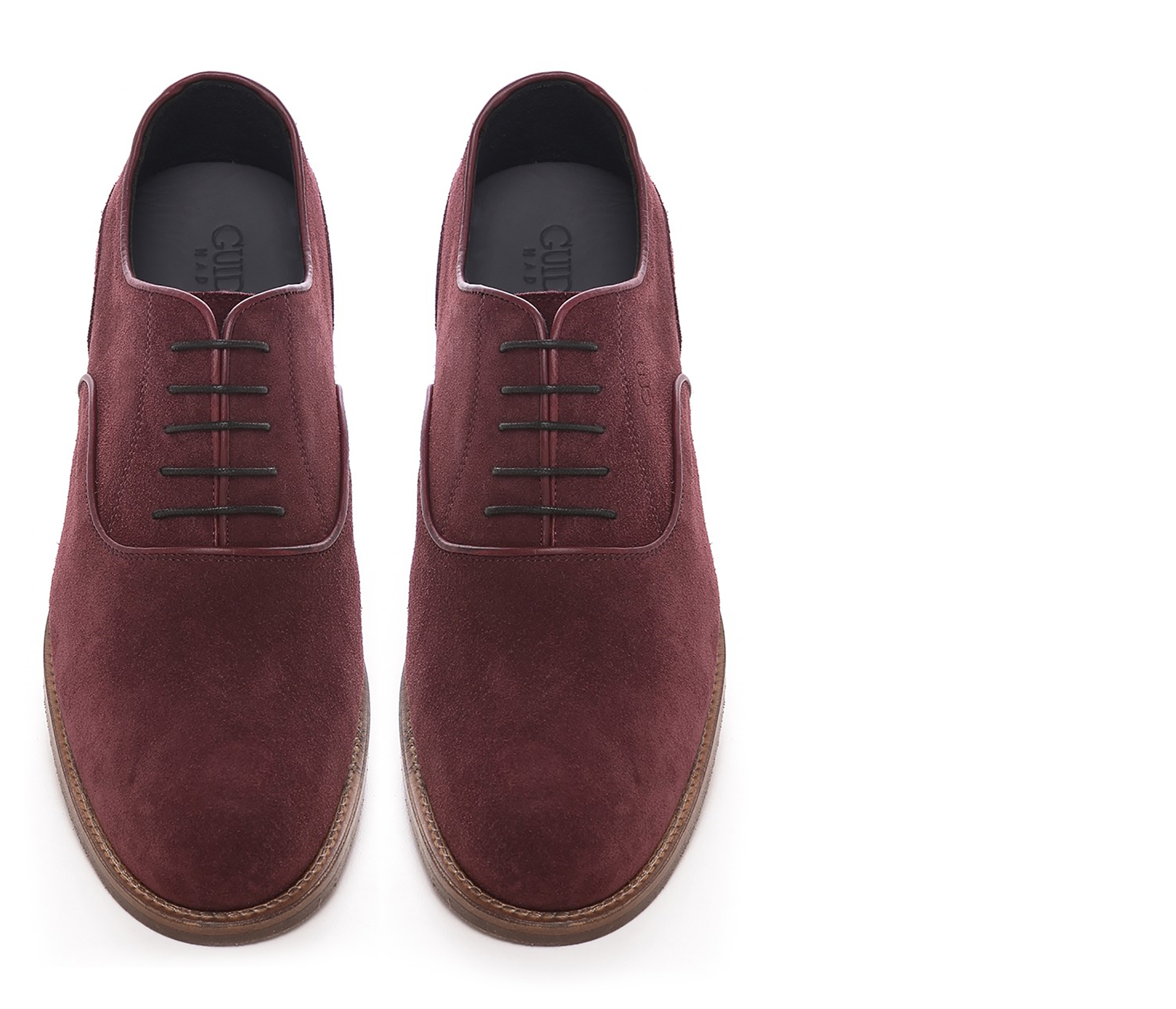 Belluno - Chaussures Classiques rehaussantes en Cuir Daim jusqu'à 8 cm en plus