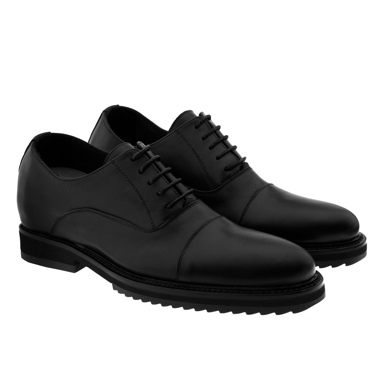 Bahnhofstrasse - Elevator Shoes in Full Grain Leather from 2.4 to 3.1 inches