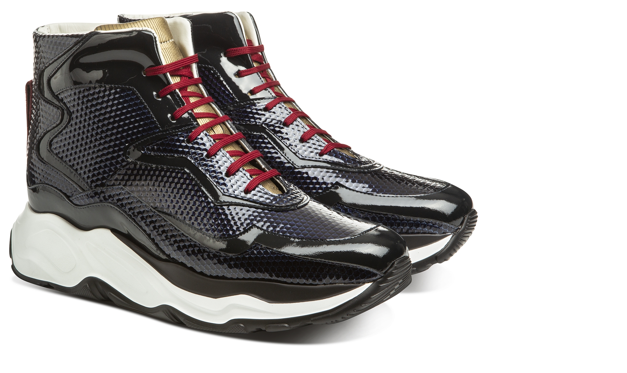 Giant bronte - Elevator Sneakers in Mix of Leathers from 2.4 to 5 inches 