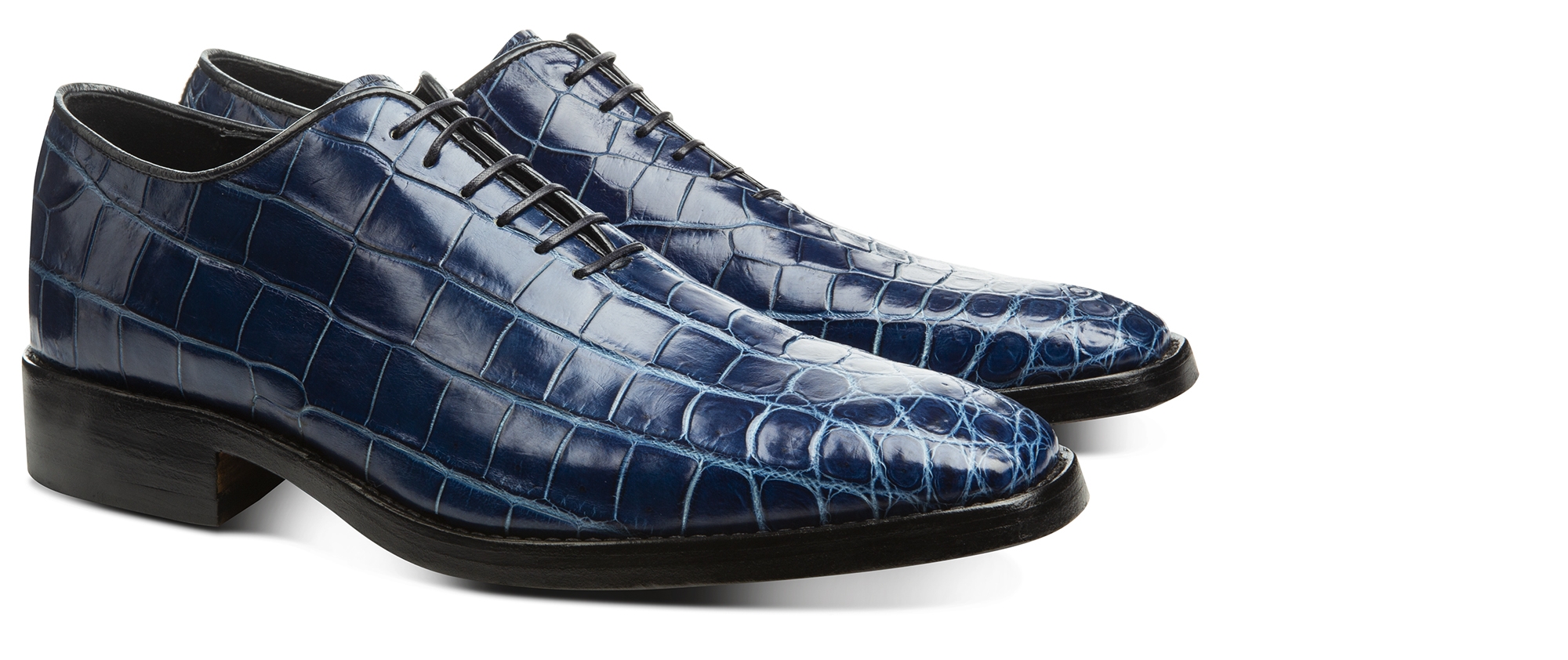 Borghetto - Elevator Shoes in crocodile Leather from 2.4 to 3.1 inches