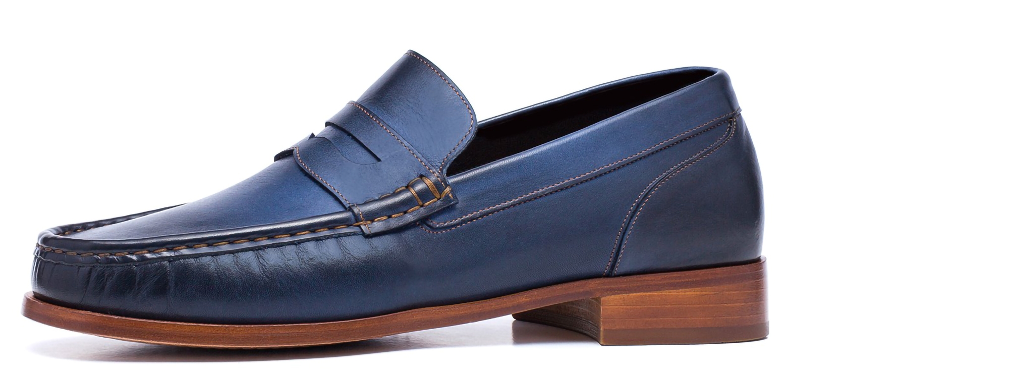 Adelaide - Elevator Loafers in Full Grain Leather up to 2.6 inches
