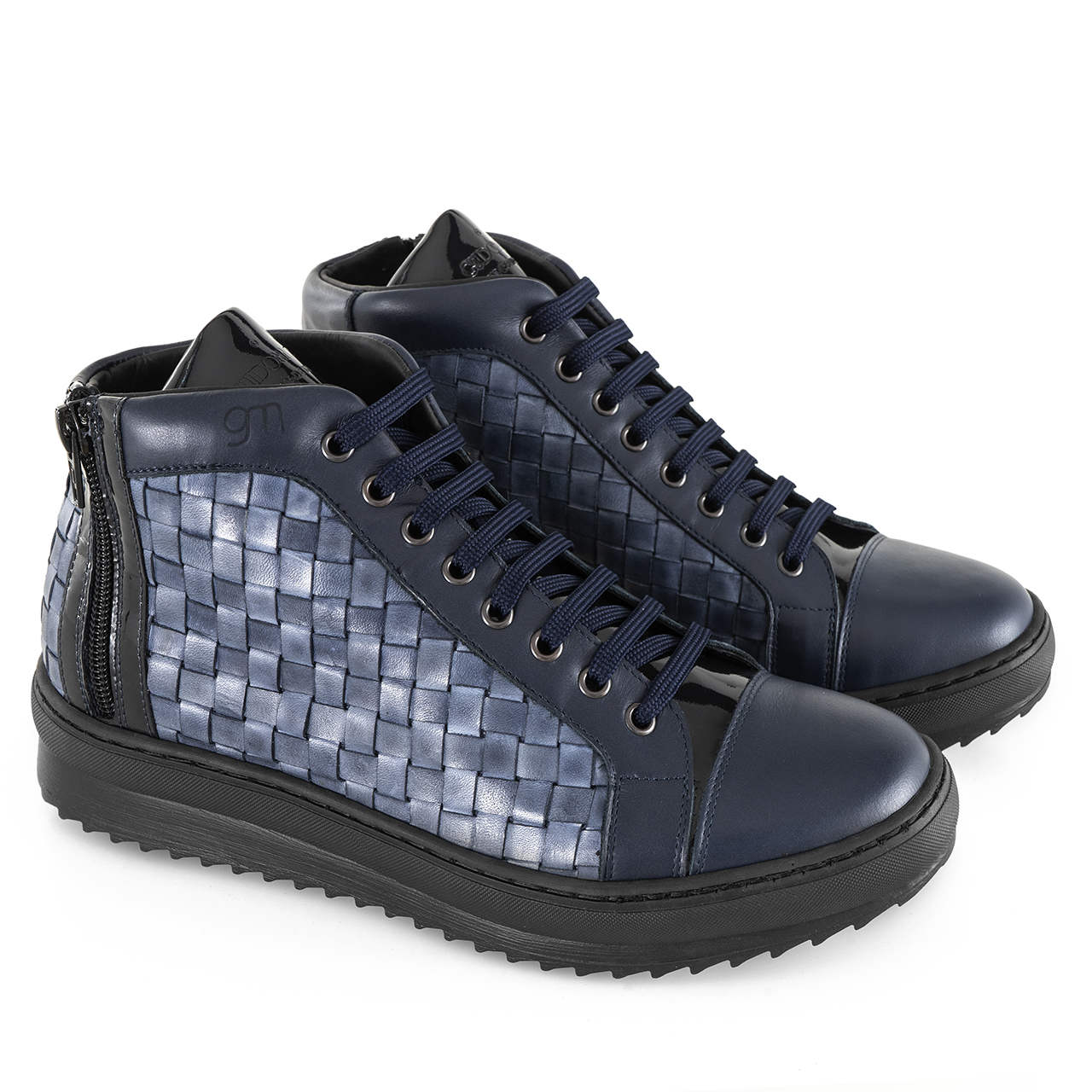 Fairview - Elevator Sneakers in Mix of leathers from 2.4 to 3.1 inches