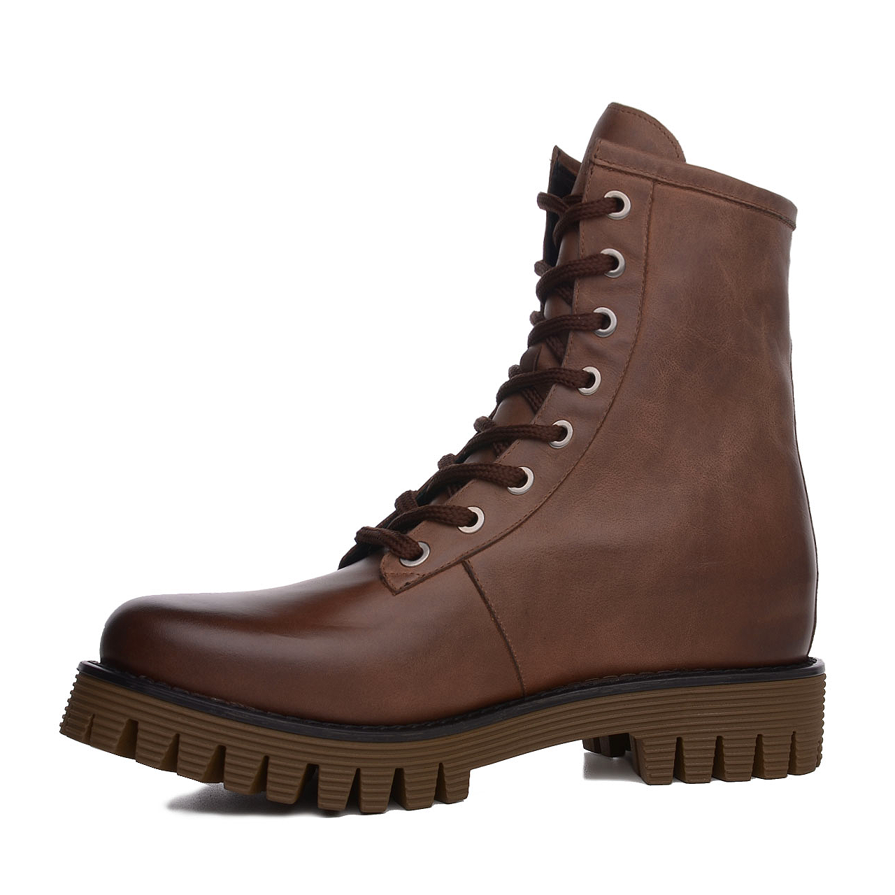 Brentwood - Elevator Boots in Full Grain Leather from 2.4 to 4 inches