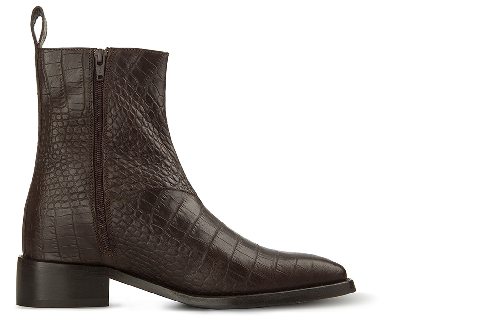  Flers - Elevator Boots in Full Grain Leather from 2.4 to 4 inches