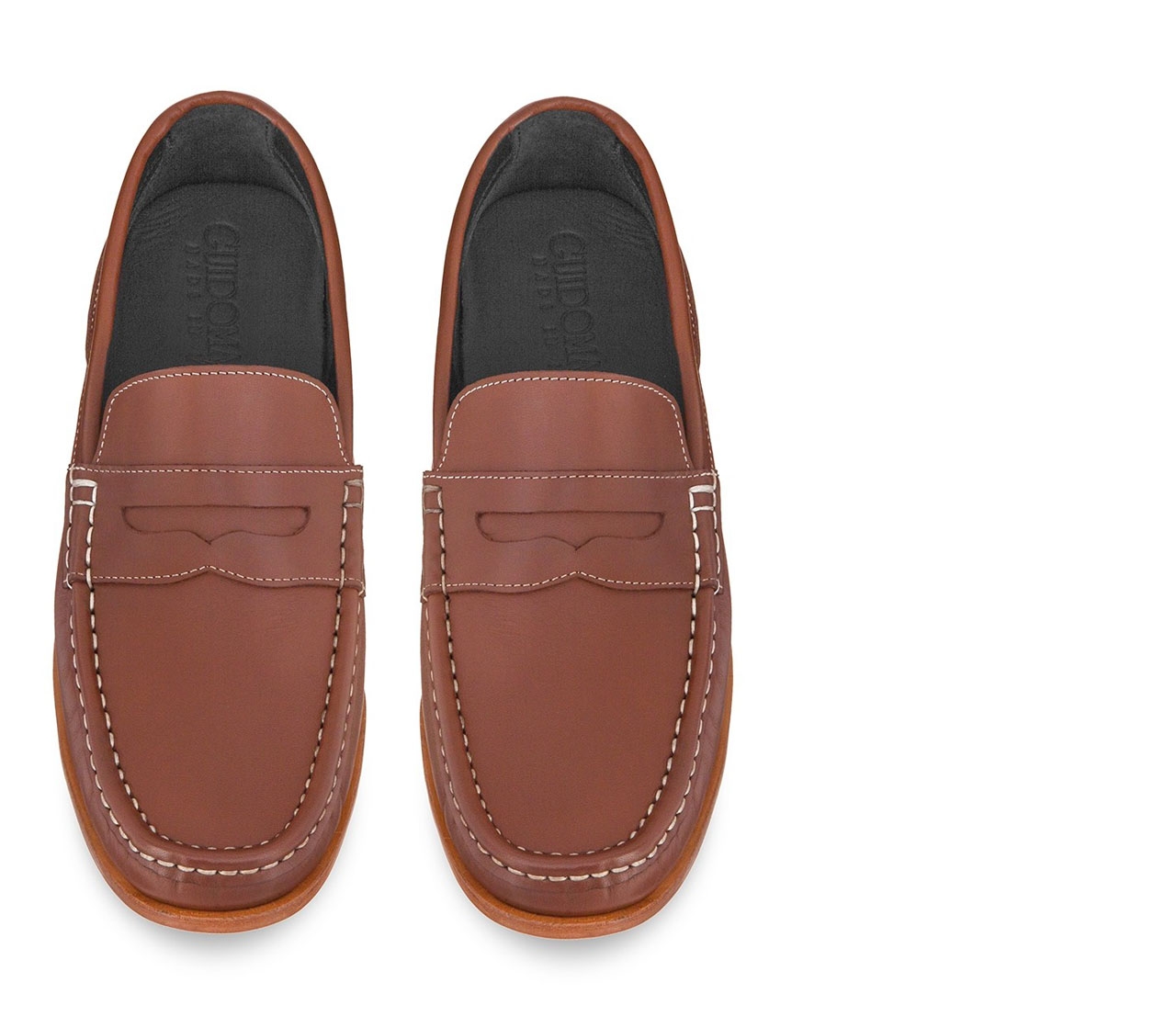 Aberdeen - Mocassins rehaussants en Cuir Pleine Fleur jusqu'à 6,5 cm en plus