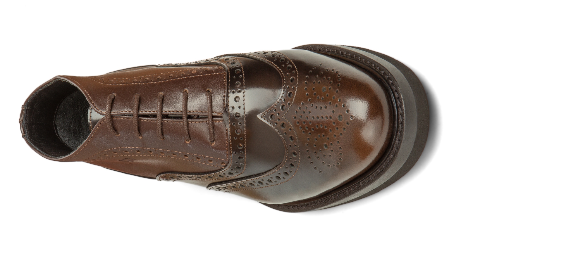 Colstrip - Elevator Ankle Boots in Full Grain Leather from 2.4 to 3.1 inches