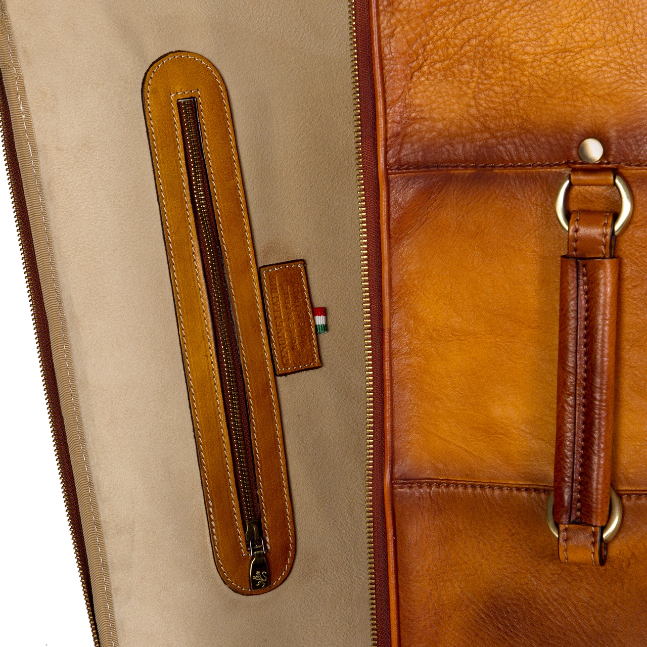 Intercontinental - Valise à roulettes en cuir Design GuidoMaggi