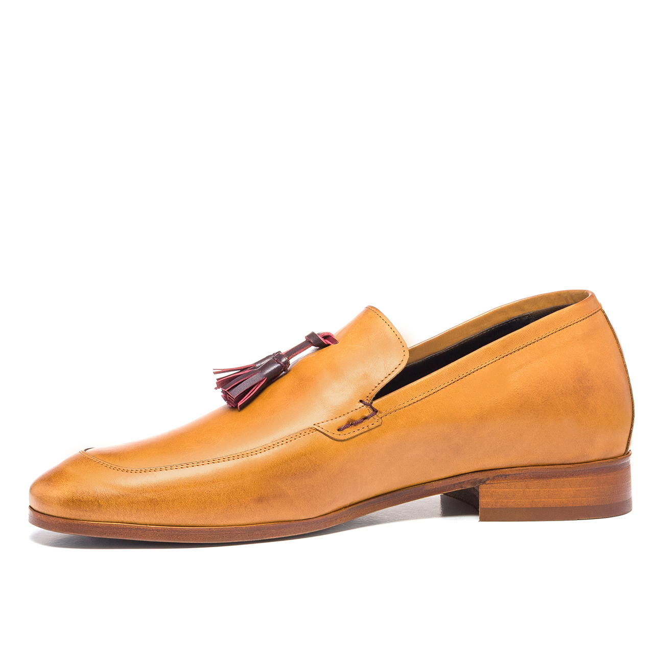 Chamonix - Mocassini con rialzo in Pelle Tamponata a mano fino a 6,5 cm più alto