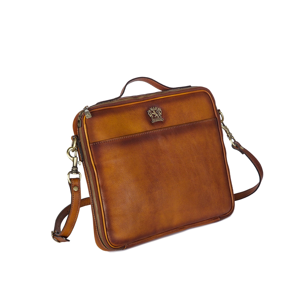 Bruce - Briefcase in Vegetable-tanned Leather