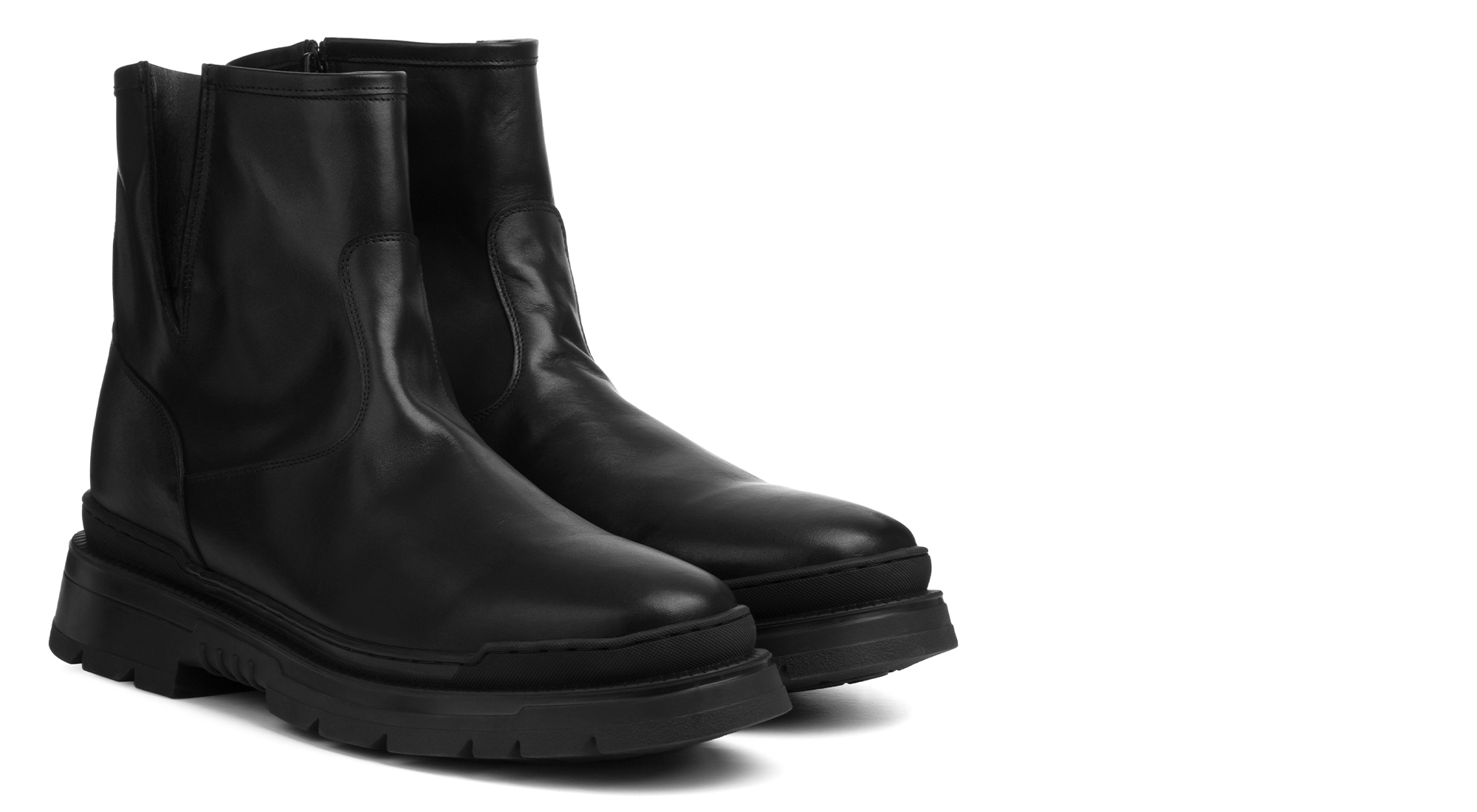 Rockland - Bottes Rehaussantes en Cuir Pleine Fleur de 6 cm à 10 cm en plus