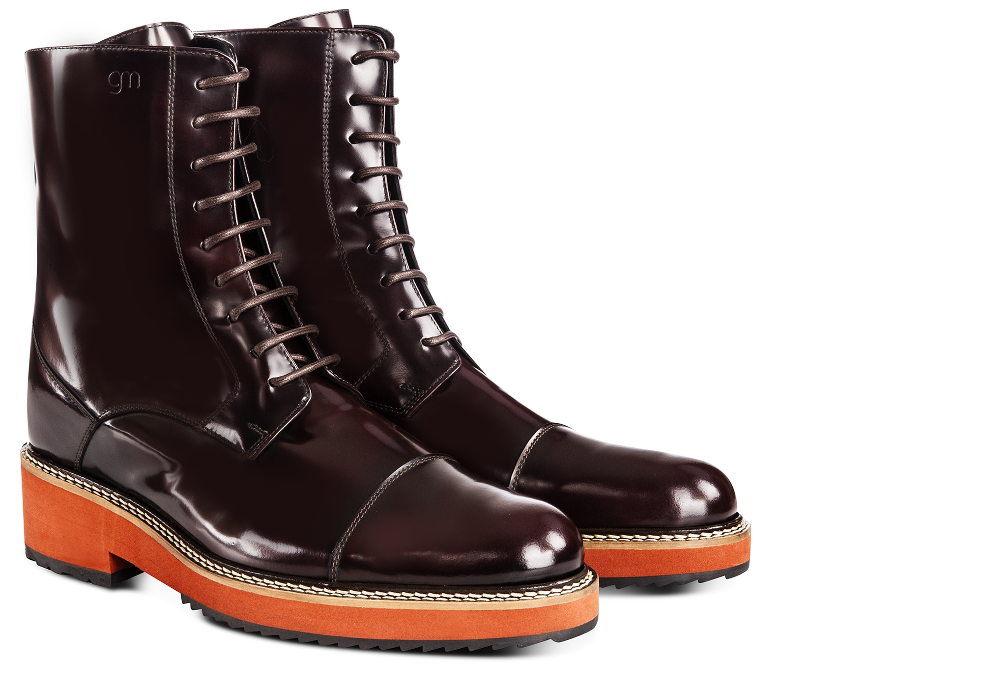 Belfast - Elevator Boots in Full Grain Leather from 4 to 6 inches