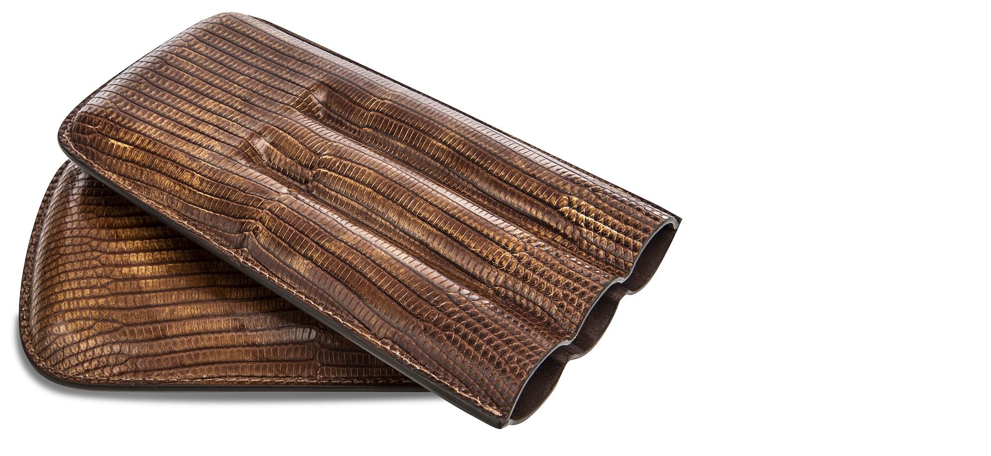 Elvis - Cigare case in Teju lizard Leather