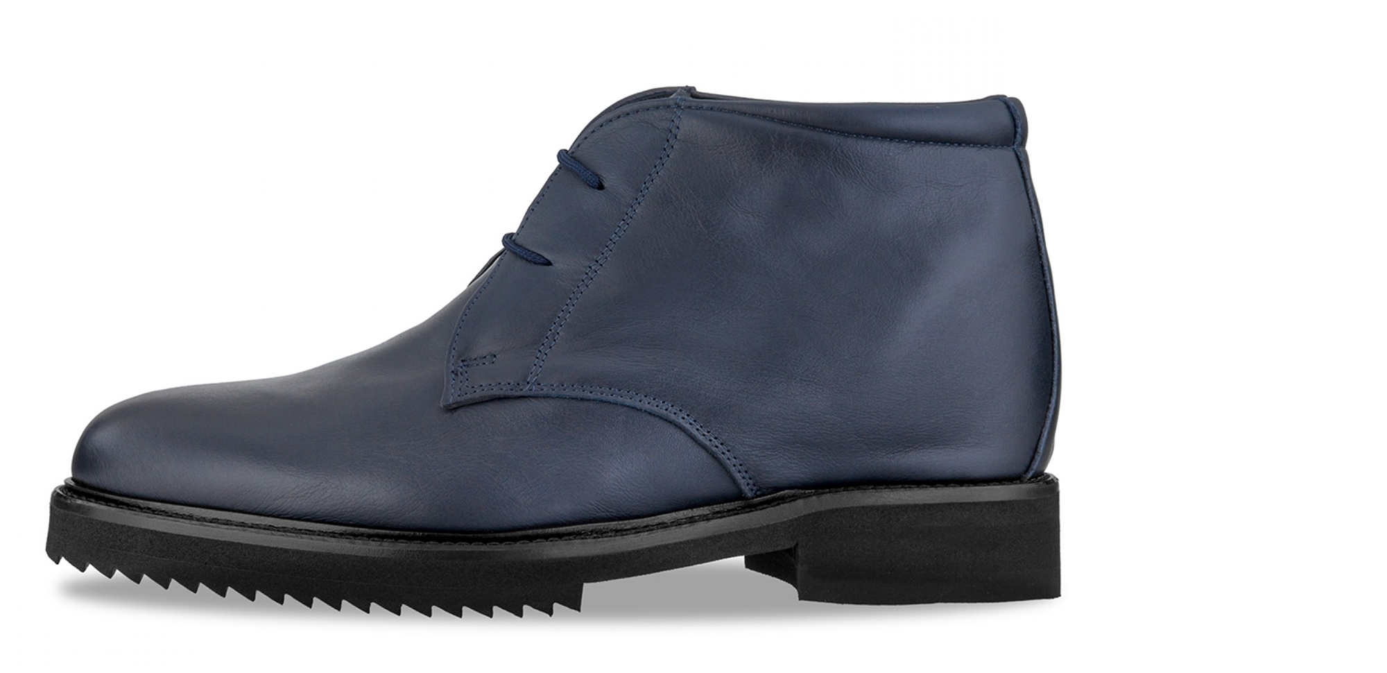 Benedict canyon - Elevator Boots in Full Grain Leather from 2.4 to 3.1 inches