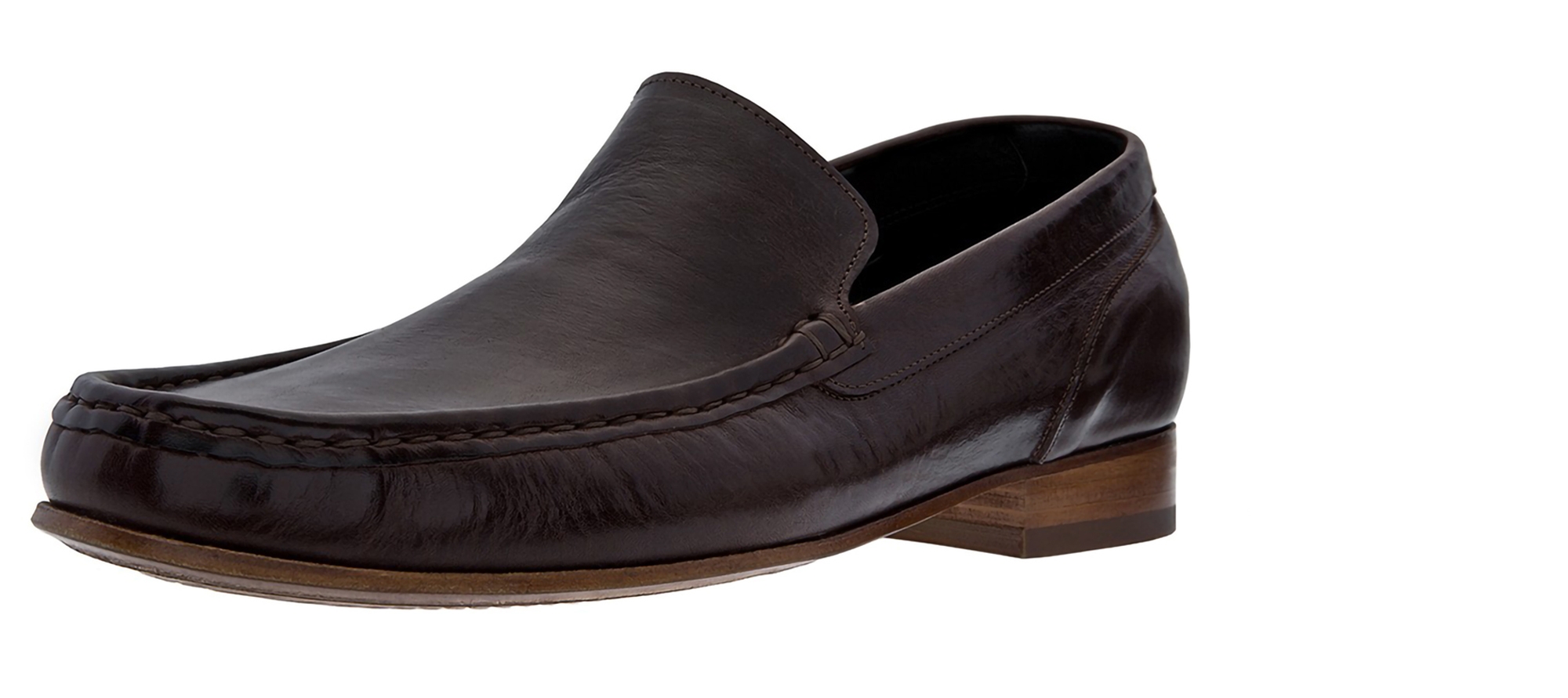 AMMAN - MOCASSINI SCARPE CON RIALZO IN PELLE CORDOVAN FINO A 8 CM PIÙ ALTO