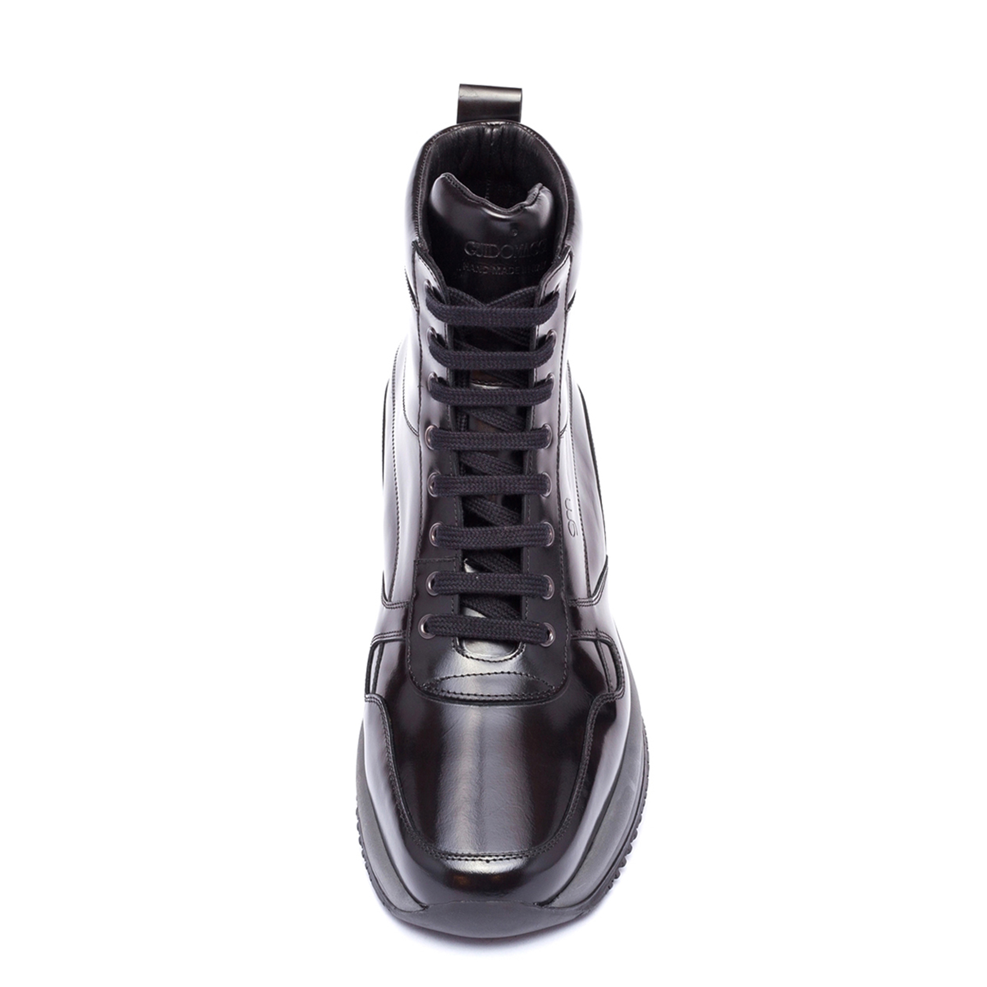 Denmark - Elevator Sneakers in Full Grain Leather from 2.4 to 4 inches