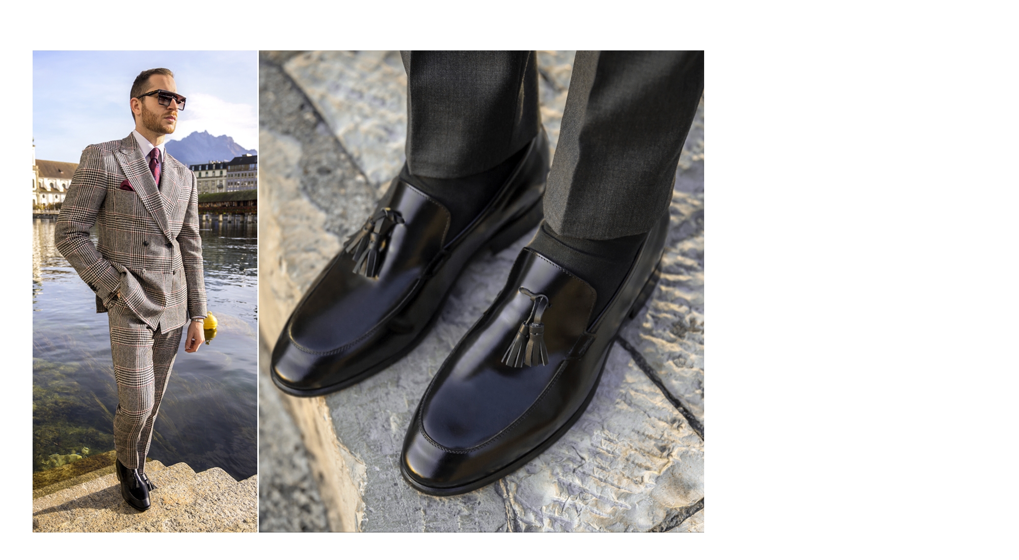 Annecy - Mocassins rehaussants en Cuir Brossé jusqu'à 6 cm en plus
