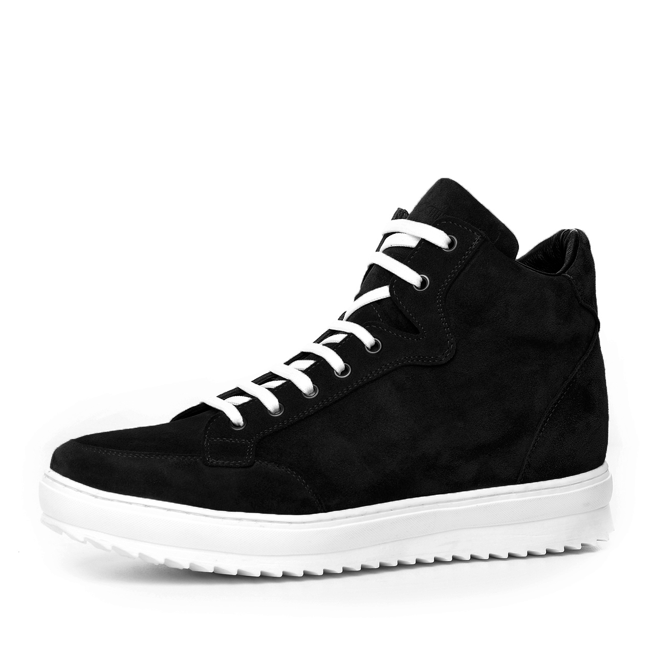 Eaton Square - Elevator Sneakers in Suede Leather from 2.4 to 4 inches