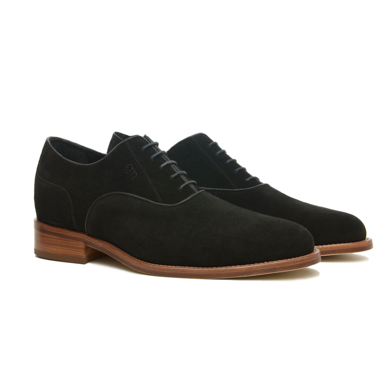 Dalmine - Chaussures Classiques rehaussantes en Cuir Daim de 6 cm à 8 cm en plus