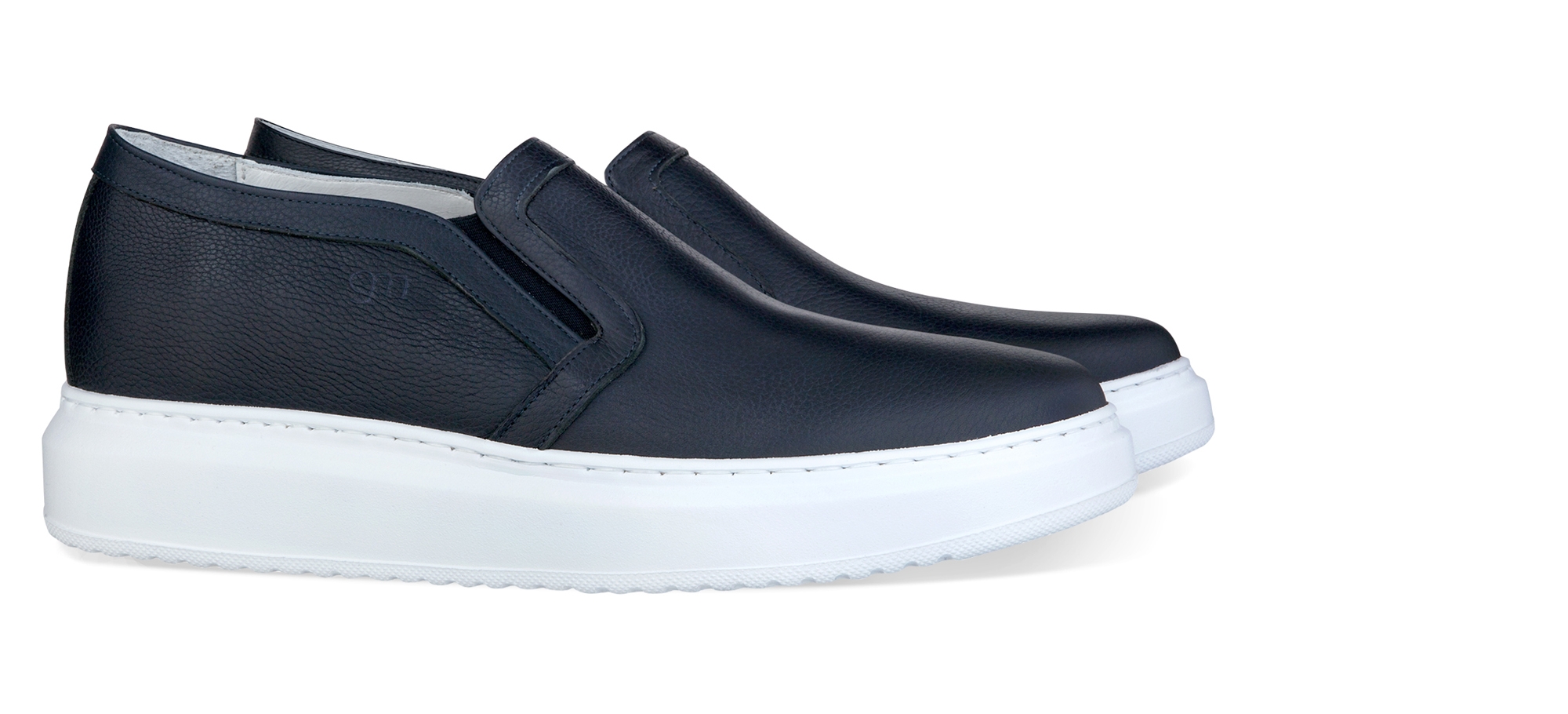 Belo Horizonte - Elevator Slip-Ons in Full Grain Leather up to 6 cm