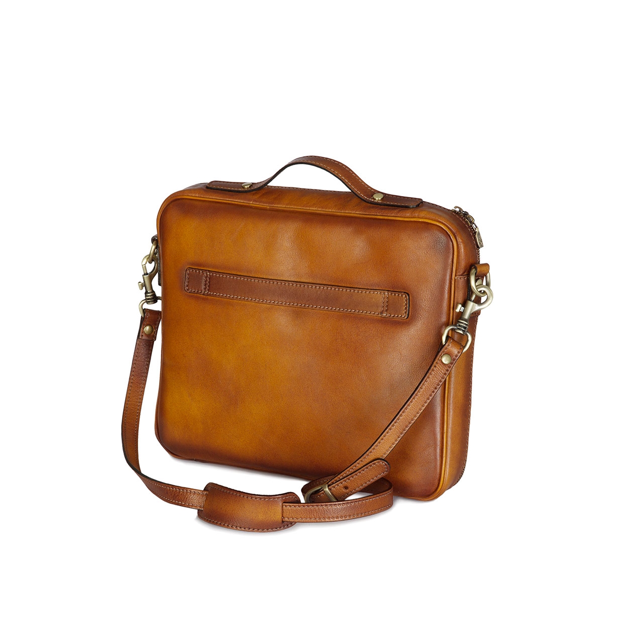 Bruce - Briefcase in Vegetable-tanned Leather