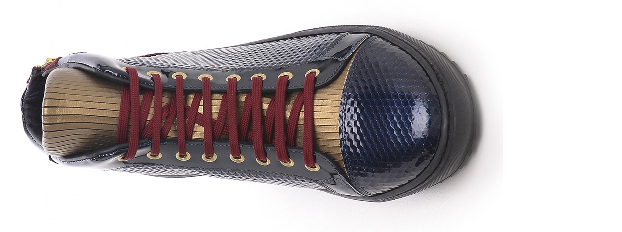 The Venetian - Elevator Sneakers in Mix of leathers from 2.4 to 3.1 inches