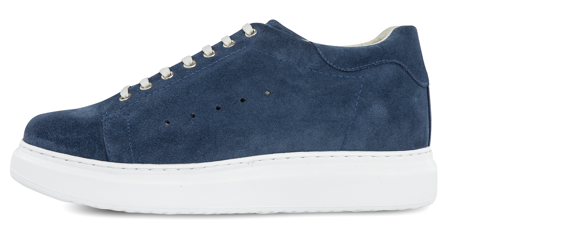 Baku - Elevator Sneakers in Suede Leather up to 6 cm